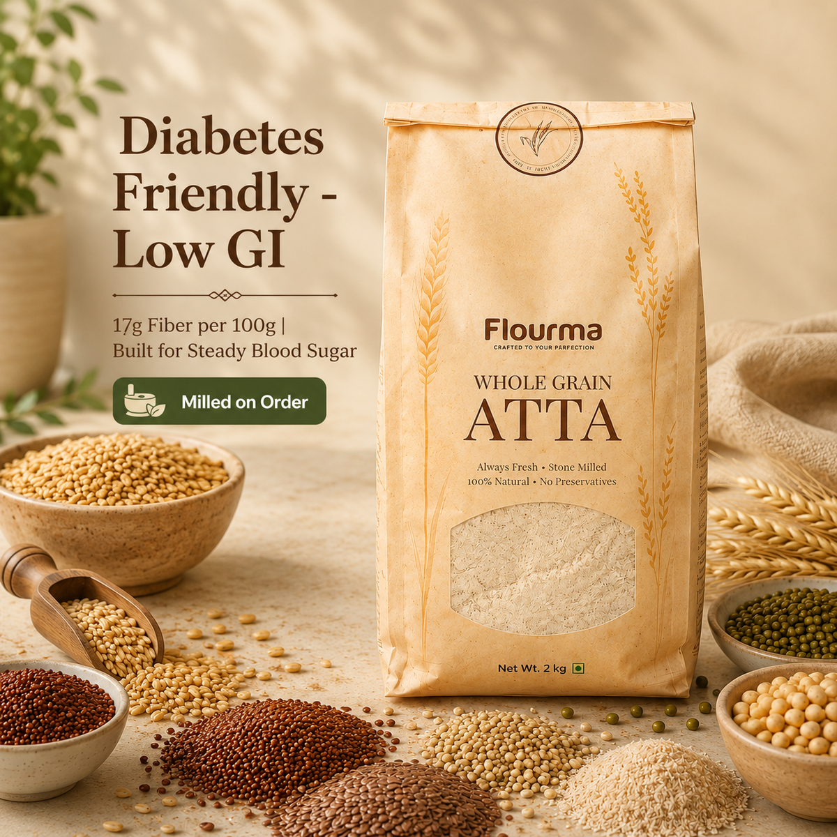 Diabetes Friendly - Low GI Atta