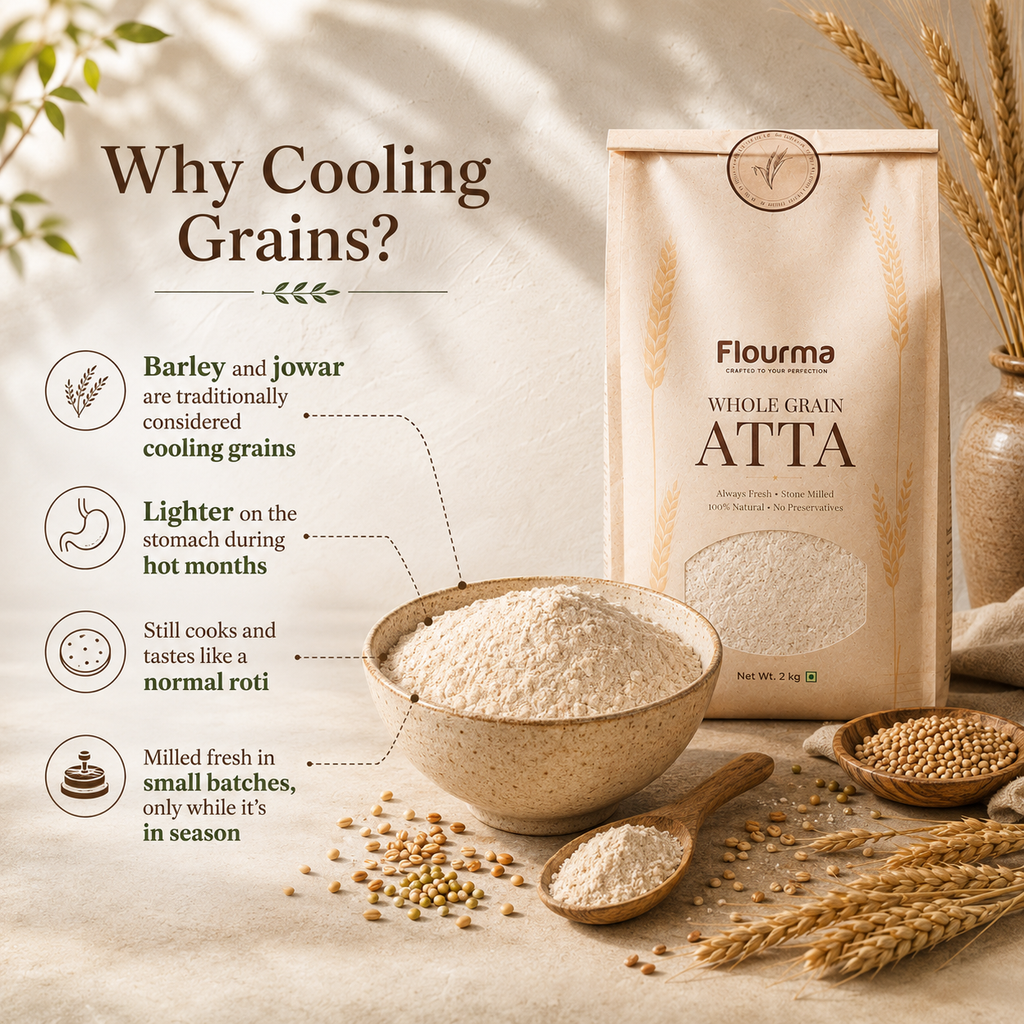 Cooling Grains Atta